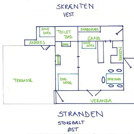 Nyaraló Breathtaking Sea View At Dinestrup Ullerslev
